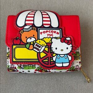 Hello Kitty Red and White Popcorn Wallet